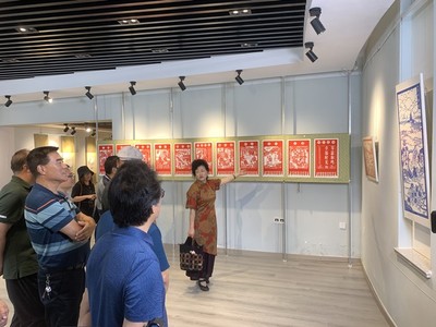 助力鄉村文化振興 嶗山非遺剪紙創作展舉行